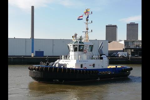 Pictured in Rotterdam 'ASD Nanda' is now based in Ecuador (Damen)